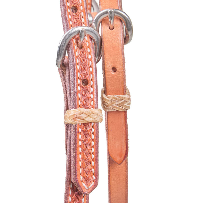 NRS Rawhide Noseband Martingale Breaking Bridle