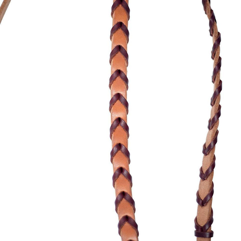 Cowboy Tack Wildfire 5/8in. Adjustable Harness Leather with Latigo Lace Barrel Reins