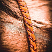 Cowboy Tack Wildfire 5/8in. Adjustable Harness Leather with Latigo Lace Barrel Reins