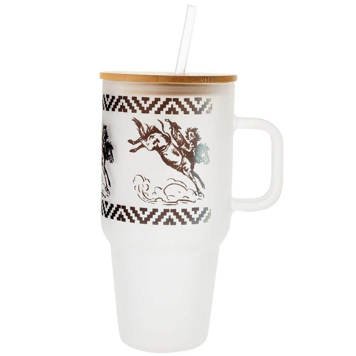 The Whole Herd Broncy 32 oz. Frosted Tumbler