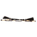 Austin Accent Inc. Bone/Bead W/Tassel Pink/White Hat Band