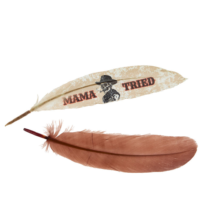 Buckaroo Supply Company Hat Feathers Mama Tried 4.0 Feather