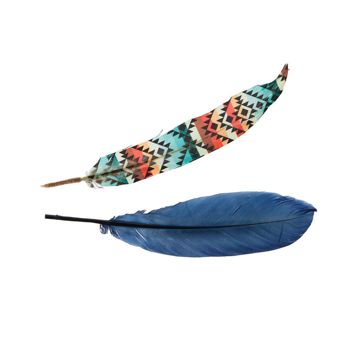 Buckaroo Supply Company Hat Feathers Colorful Desert Feather