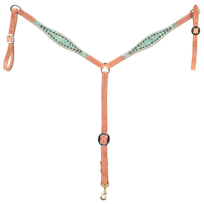 NRS Turquoise Rose Tapered Breast Collar