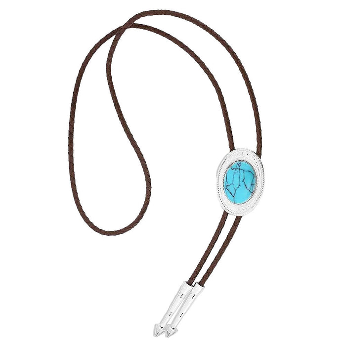 Montana Silversmiths The Outlaw Turquoise Bolo Tie