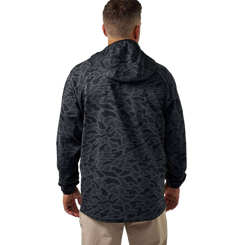 Burlebo Men's Black Blaze Tech Quarter Zip