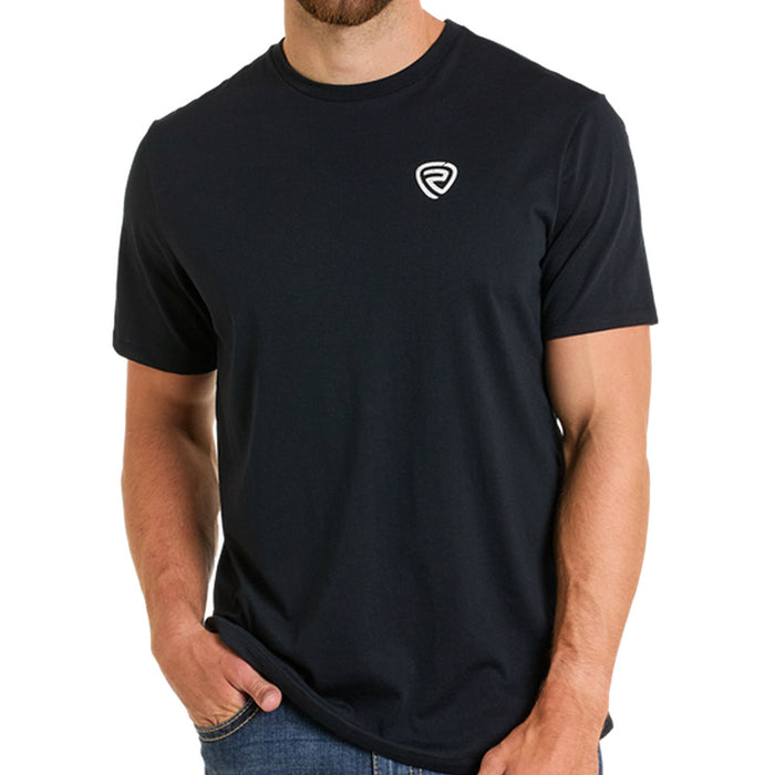 Rock & Roll Denim Men's Bronco Rider Black Tee