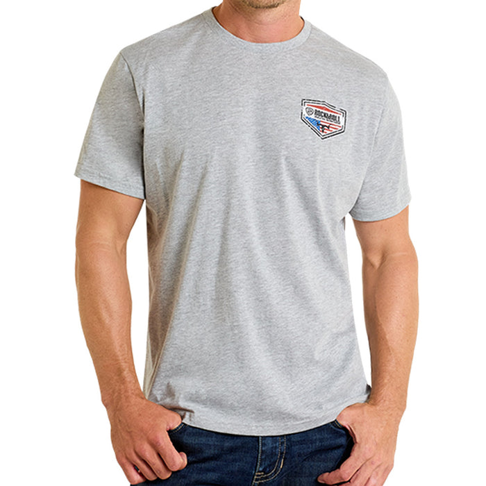 Rock & Roll Denim Men's Grey Americano Tee