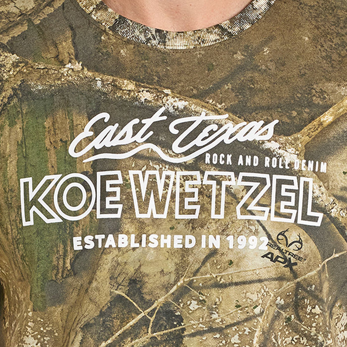 Rock & Roll Denim Men's Koe Wetzel Camo Tee Shirt