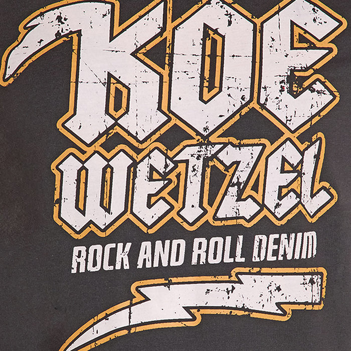 Rock & Roll Denim Koe Wetzel Black Lightening Graphic Tee Shirt