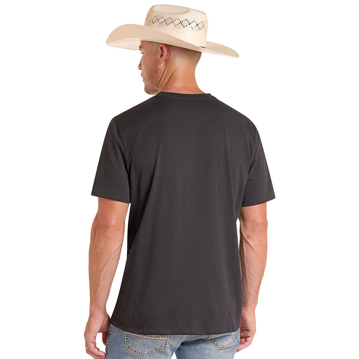 Rock & Roll Denim Koe Wetzel Black Lightening Graphic Tee Shirt