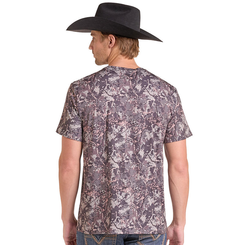 Rock & Roll Denim Koe Wetzel Camo Graphic Tee Shirt