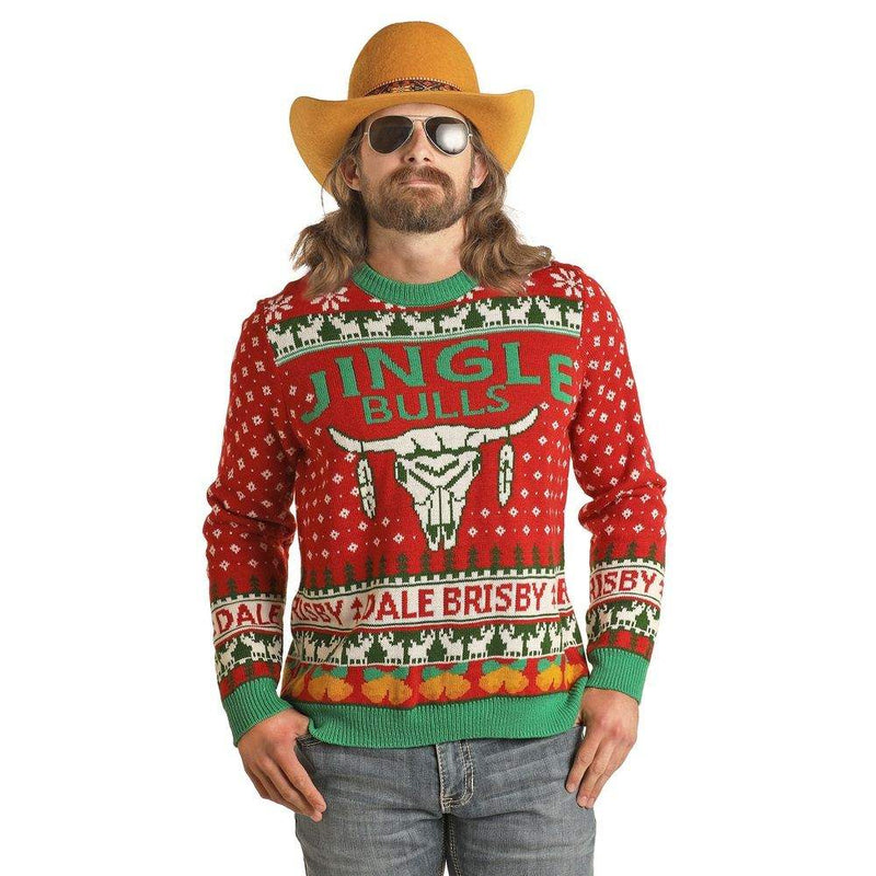 Rock & Roll Denim Dale Ugly Christmas Sweater