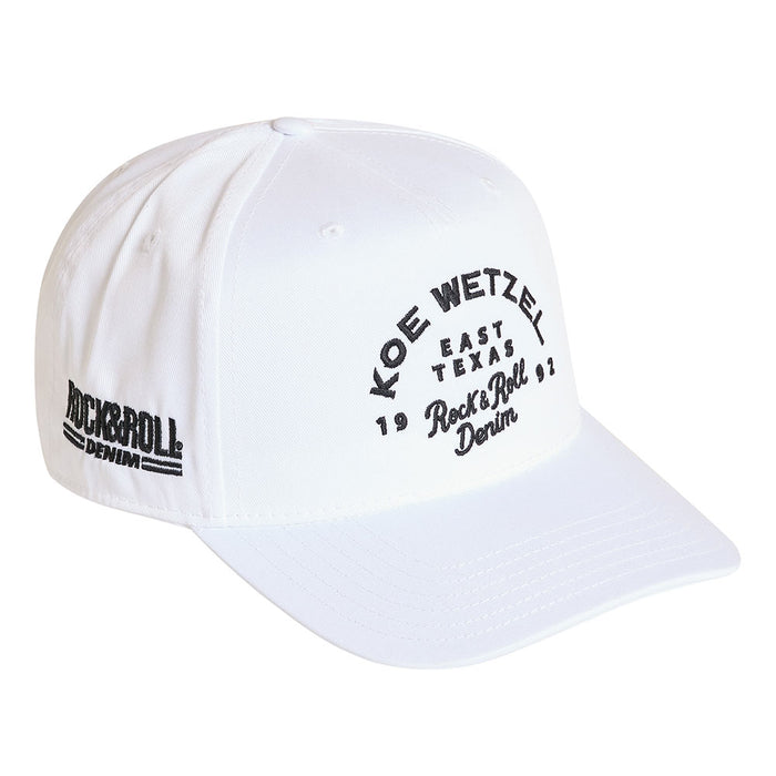 Rock & Roll Denim Men's Koe Wetzel White Cap