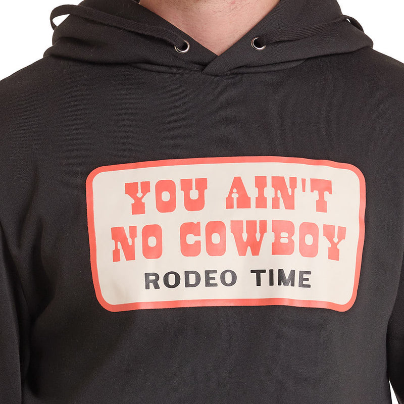Rock & Roll Denim Men's Ain't No Cowboy Hoodie