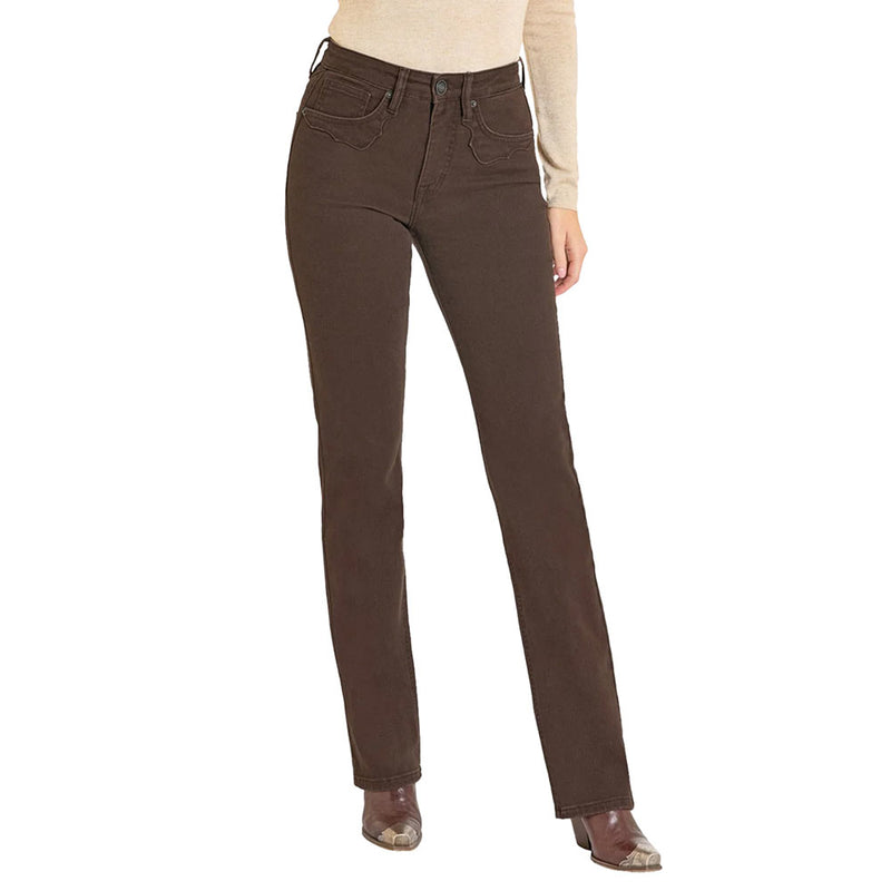 Rock & Roll Denim Women's Mahogany Brown Jeans