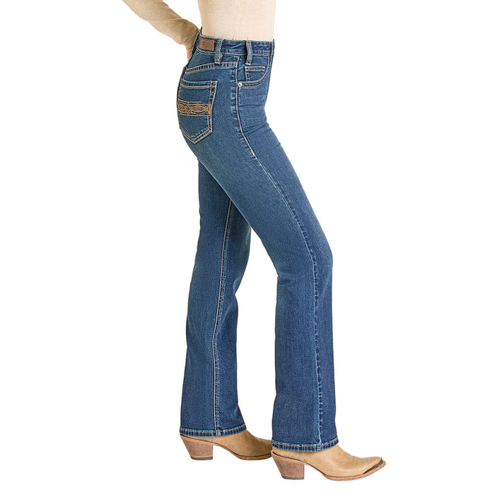 Rock & Roll Denim Women's Dark Vintage Modest Boot Jean