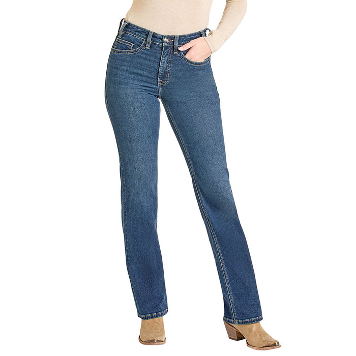 Rock & Roll Denim Women's Dark Vintage Modest Boot Jean