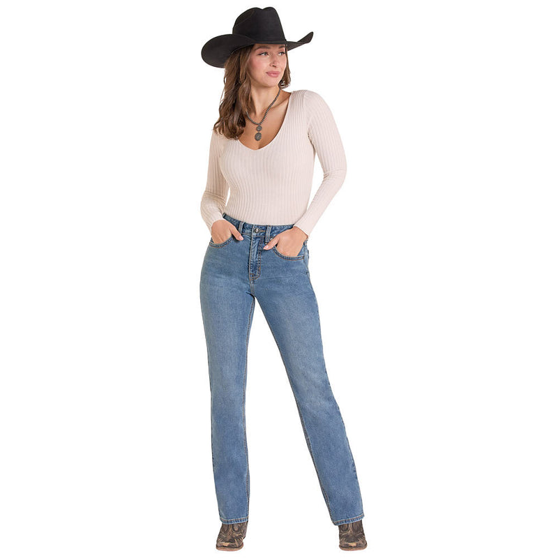 Rock & Roll Denim Women's High Rise Stretch Jeans