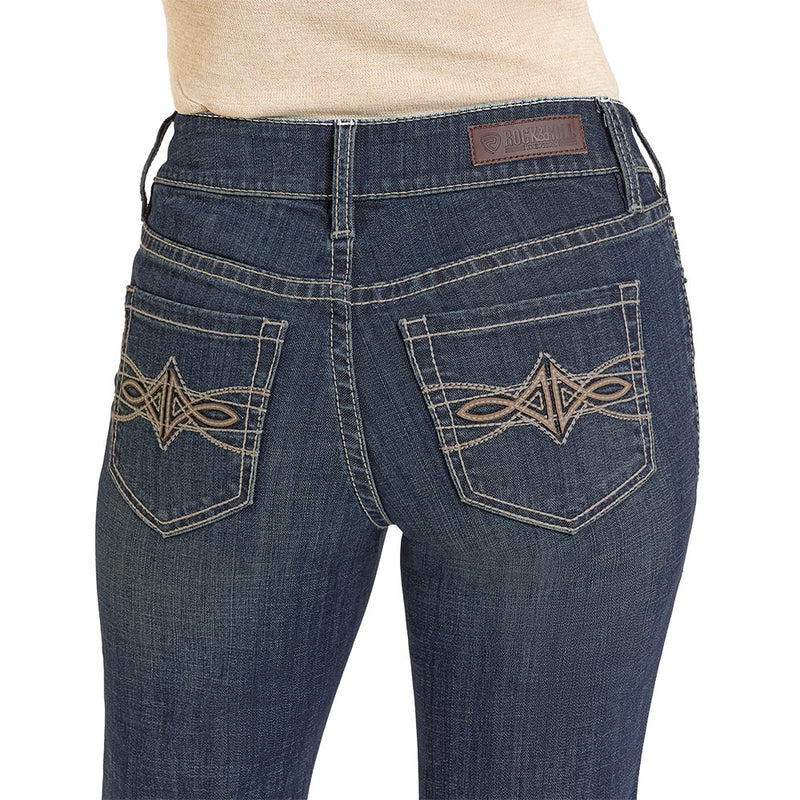 Rock & Roll Denim Women's Modest Boot Cut Jean