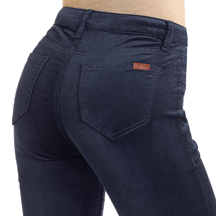 Rock & Roll Denim Women's Blue Velvet Pants