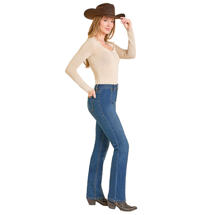 Rock & Roll Denim Women's Medium Wash Boot Jean