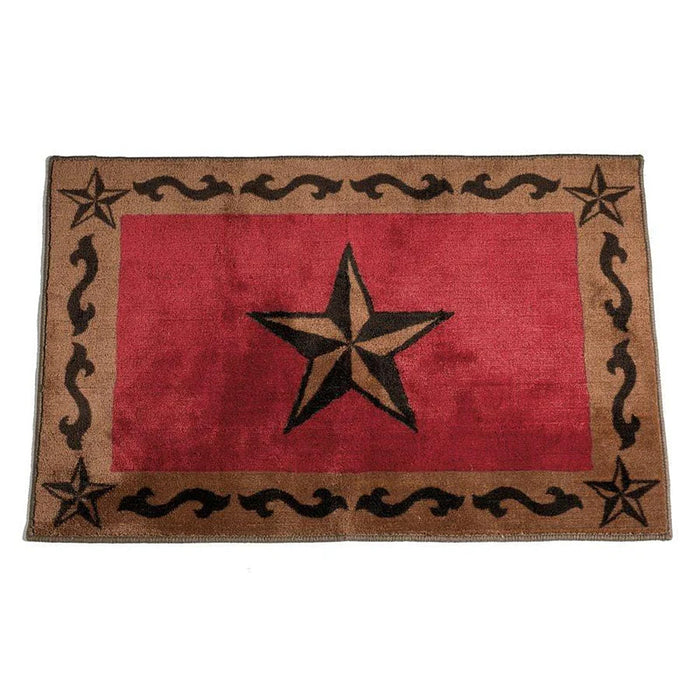 Hiend Accents Red Star Rug