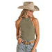 Rock & Roll Denim Women's Ribbed Knit Tank
