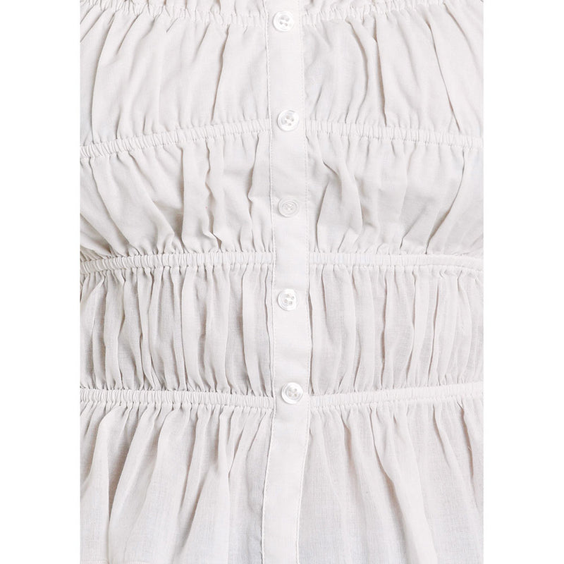 Rock & Roll Denim Women's Natural Ruched Tank