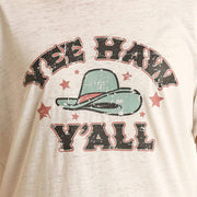 Rock & Roll Denim Women's Yee Haw Y'all Graphic Tee