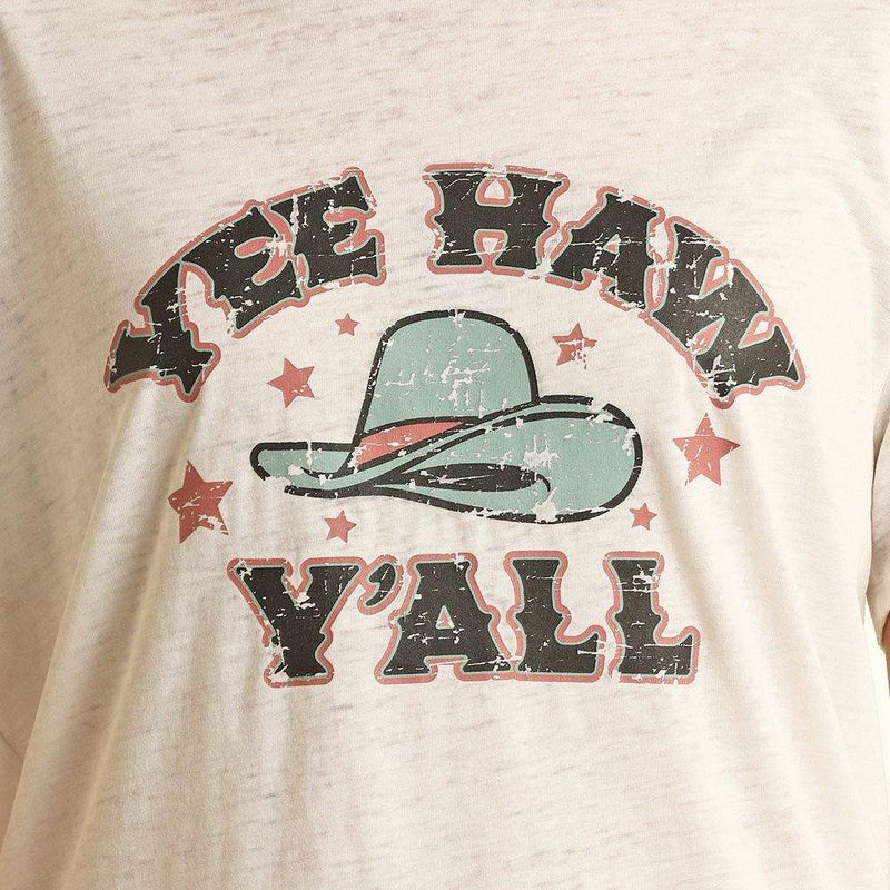Rock & Roll Denim Women's Yee Haw Y'all Graphic Tee