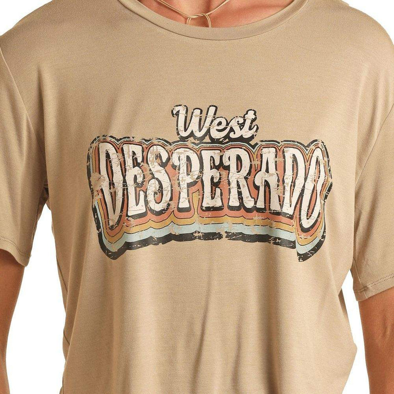 Rock & Roll Denim Women's West Desperado Cropped Tee