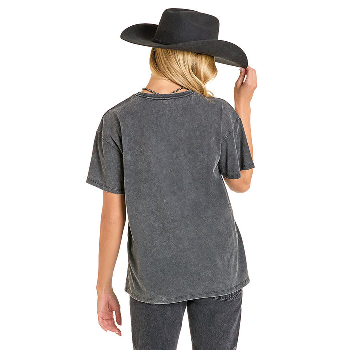 Rock & Roll Denim Women's Wild West Black Tee Shirt