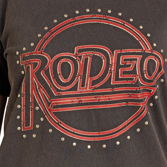 Rock & Roll Denim Women's Rodeo Studded Tee Shirt