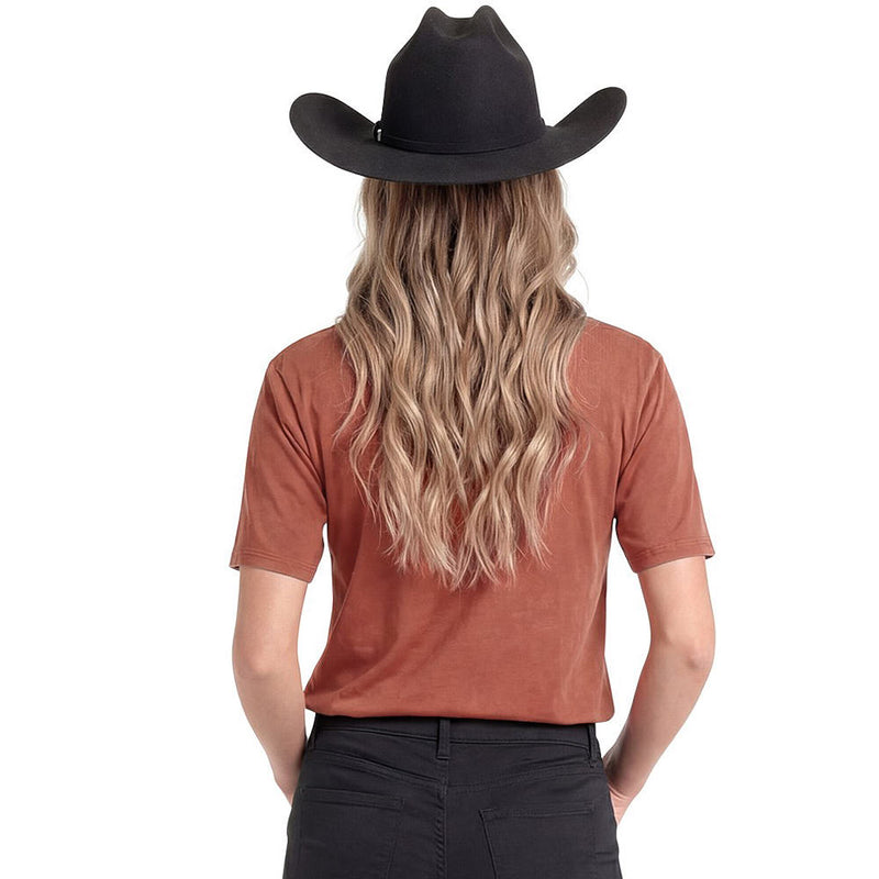 Rock & Roll Denim Women's Red Western Graphic Tee Shirt