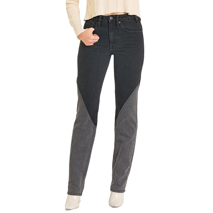 Rock & Roll Denim Women's Two Tone Black Jean