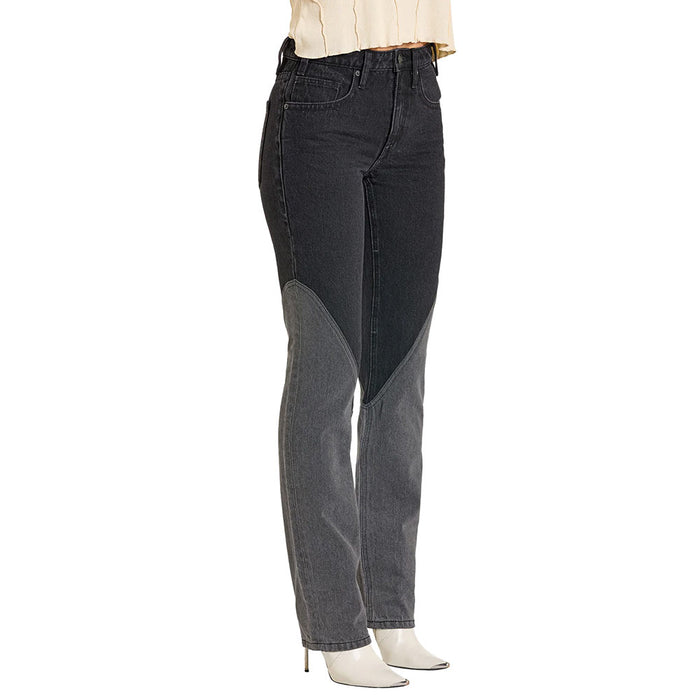 Rock & Roll Denim Women's Two Tone Black Jean
