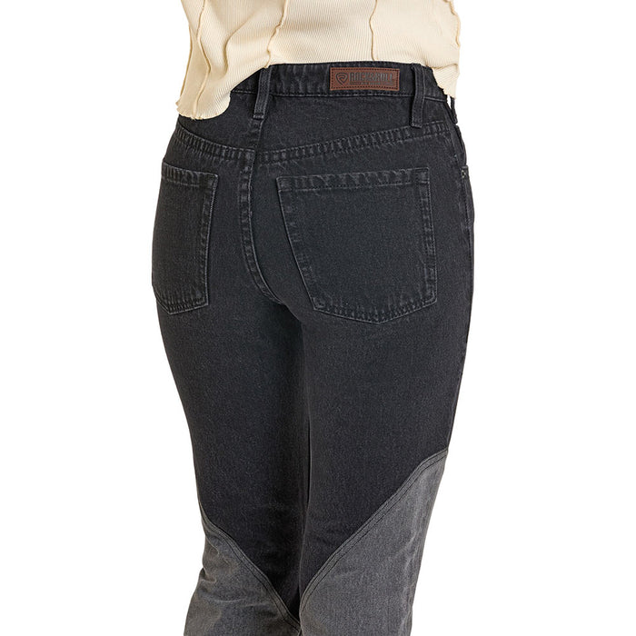 Rock & Roll Denim Women's Two Tone Black Jean