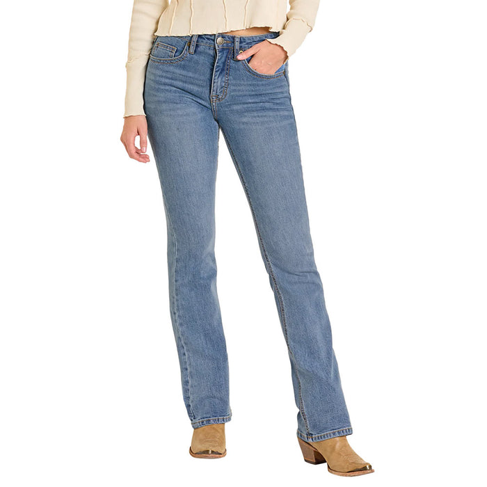 Rock & Roll Denim Women's High Rise Boot Cut Jean