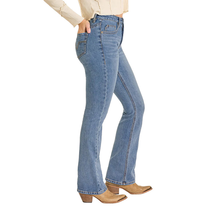 Rock & Roll Denim Women's High Rise Boot Cut Jean