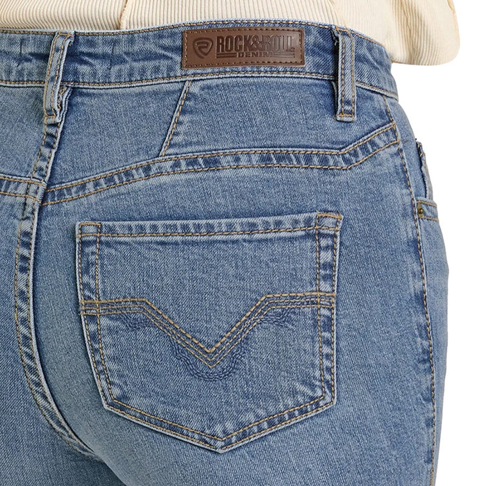 Rock & Roll Denim Women's High Rise Boot Cut Jean