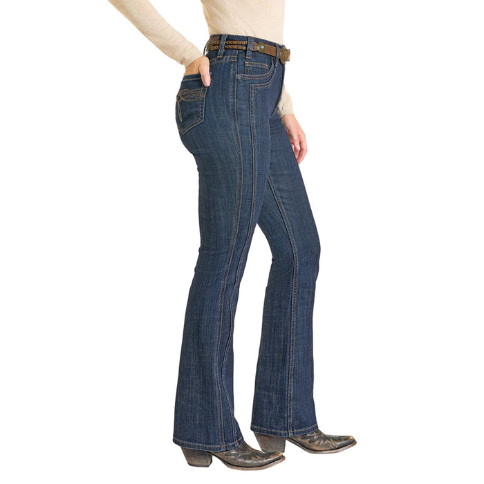 Rock & Roll Denim Women's Front Detail High Rise Jean
