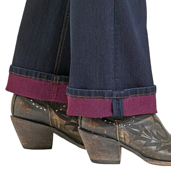 Rock & Roll Denim Women's Pink Inside Boot Cut Jean