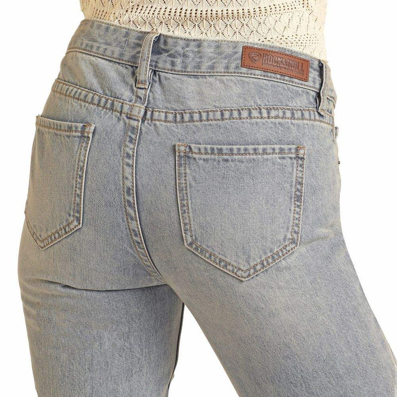 Rock & Roll Denim Women's Light Wash Bootcut Jeans