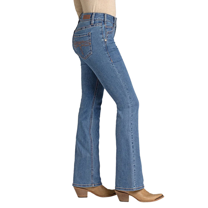 Rock & Roll Denim Women's Boot Stitch Pocket Jean