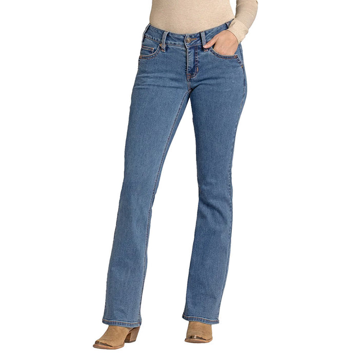 Rock & Roll Denim Women's Boot Stitch Pocket Jean
