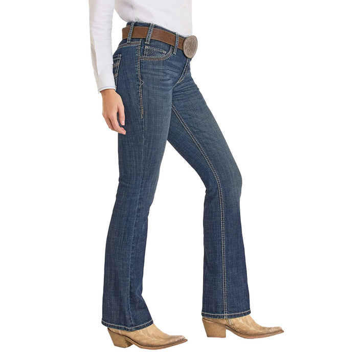 Rock & Roll Denim Women's Medium Vintage Wash Riding Jeans