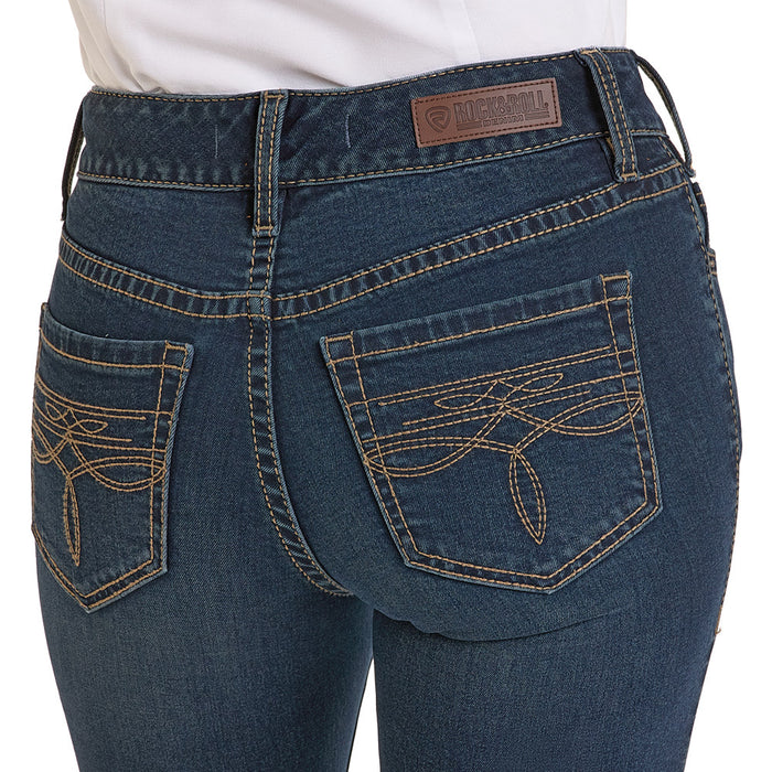 Rock & Roll Denim Women's Boot Stitch Riding Jeans