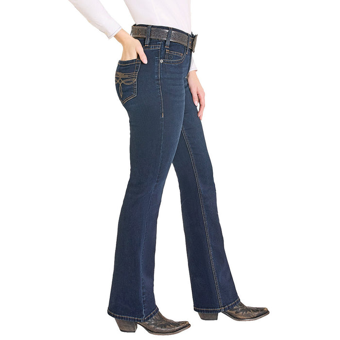 Rock & Roll Denim Women's Boot Stitch Detail Riding Jeans