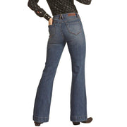 Rock & Roll Denim Womens Medium Vintage High Rise Trouser